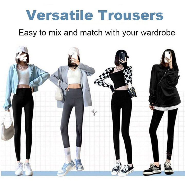 [Visually 10kg slimmer] Hot Ice Silk Cooling Mask Pants