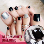 Mysterious Cat Eye Feet Nail Patch with Jelly Gum(24PCS)