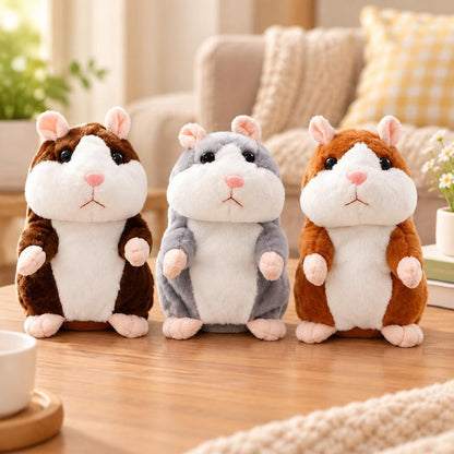 Talking Hamster Plush – repeats whatever you say, auto head-shaking, hilarious fun for kids & adults