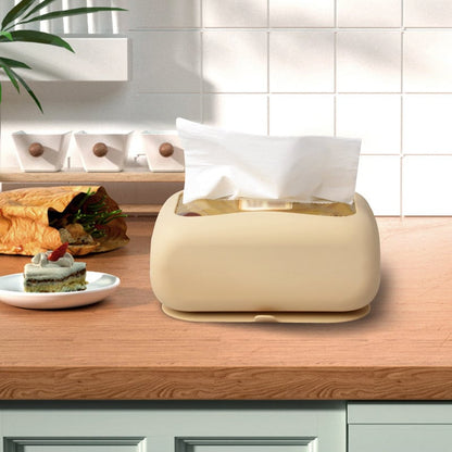 Household Silicone Suction Cup Tissue Box