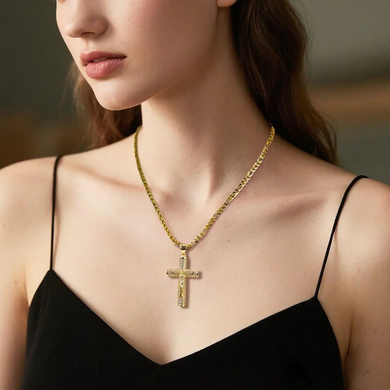 🎁✝️Jesus Crucifix Pendant Necklace