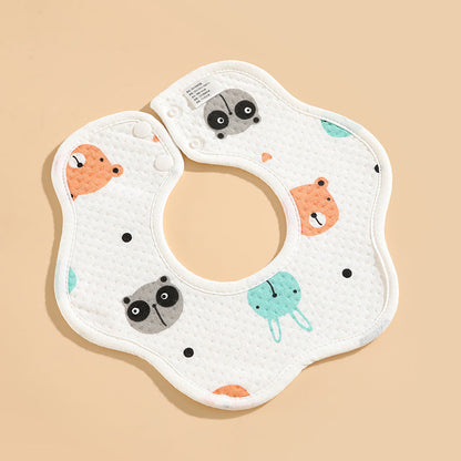 [Best Gift For Baby] 💞👶Newborn Baby Cotton Drooling Towel Bib