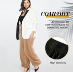 Ice Silk Wide Leg Pants Women