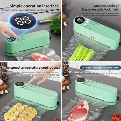 💥Portable Handheld Vacuum Food Preservation Packaging and Laminating Machine🍃