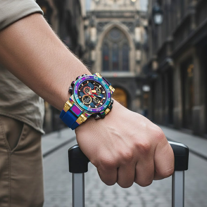 Multifunctional LED Waterproof Digital Watch