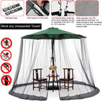 🚩🌞Patio Umbrella Mosquito Netting Screen
