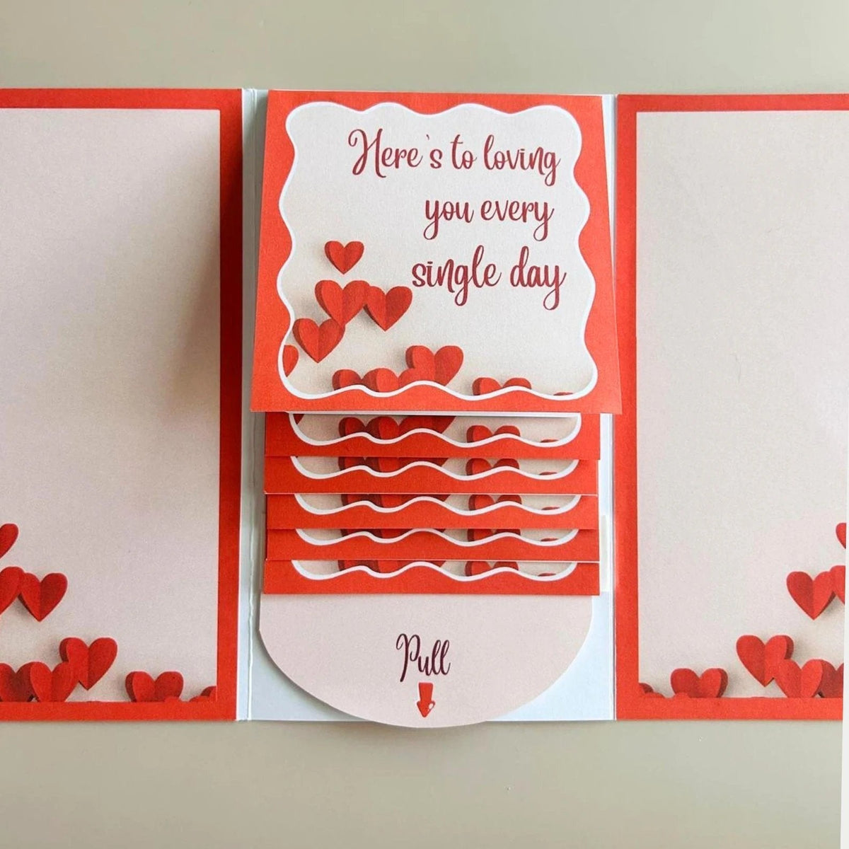 🎂✨ Handmade Waterfall Birthday Gift Card Booklet🎁💖