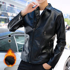 [Best Gift For Him] Men's Cool Leather Jacket（Great Sale⛄BUY 2 Get 5% OFF）