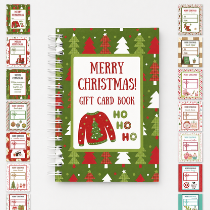 🎄🎁🎅DIY Spiral-Bound Christmas Gift Card Album with Surprise Pages👍