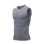 Ionic Shaping Vest – Cooling compression, smooths belly & love handles. Invisible under shirts. Feel confident again! 💪✨