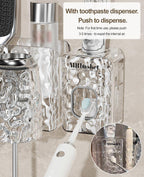 ✨Glacier Pattern Non Punching Toothbrush Shelf