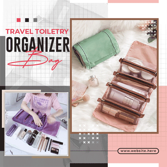 Travel Toiletry Organizer Bag