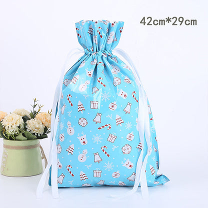 🎅Christmas Sales🎄Drawstring Christmas Gift Bags (Biodegradable)