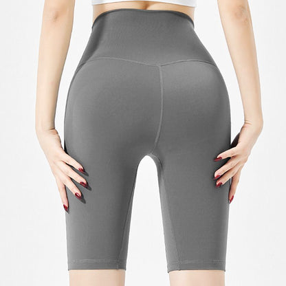 Schönes Geschenk für Sie! Nahtlose kurze Po-Lifting-Sportleggings für Damen mit hoher Taille