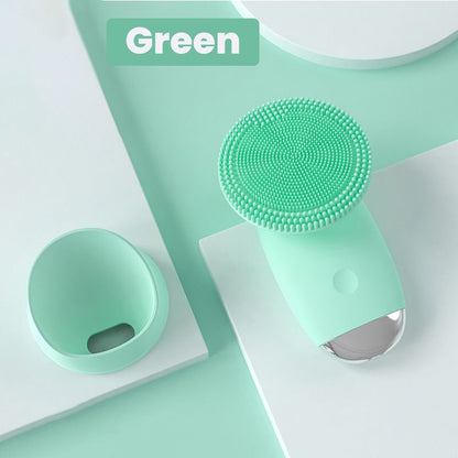 ✨Ultrasonic Vibration Massage Silicone Facial Cleansing Brush