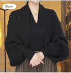 Knitted Soft Shawl Cardigan For Women