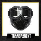 HD Anti-fog Detachable Full Face Goggles（Anti-Glare, Anti-Ultraviolet Radiation, Anti-Dust）