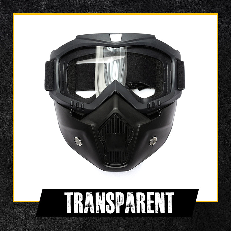 HD Anti-fog Detachable Full Face Goggles（Anti-Glare, Anti-Ultraviolet Radiation, Anti-Dust）