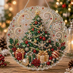 🎄Christmas Pearl Diamond Art Hanging Ornament Kit | Resistant Non-Fading Pearl Beads DIY Handmade Holiday Hanging Decor 🎅💎