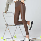 ✨Women’s Faux Lifting Leather Leggings (Great Sale⛄BUY 2 Get 5% OFF + FREE SHIPPING)