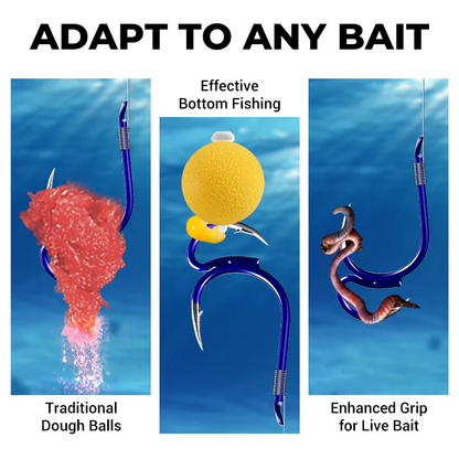 Classic Sharp Double Fishing Hooks