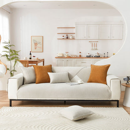🔥Herringbone Chenille Fabric Furniture Protector Sofa Cover