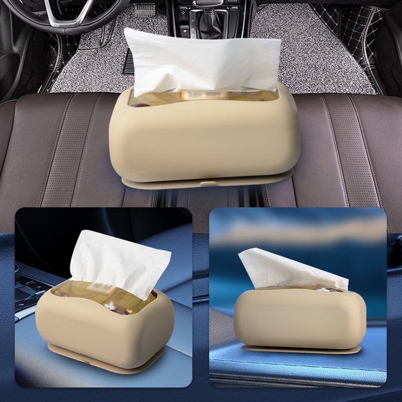 Household Silicone Suction Cup Tissue Box