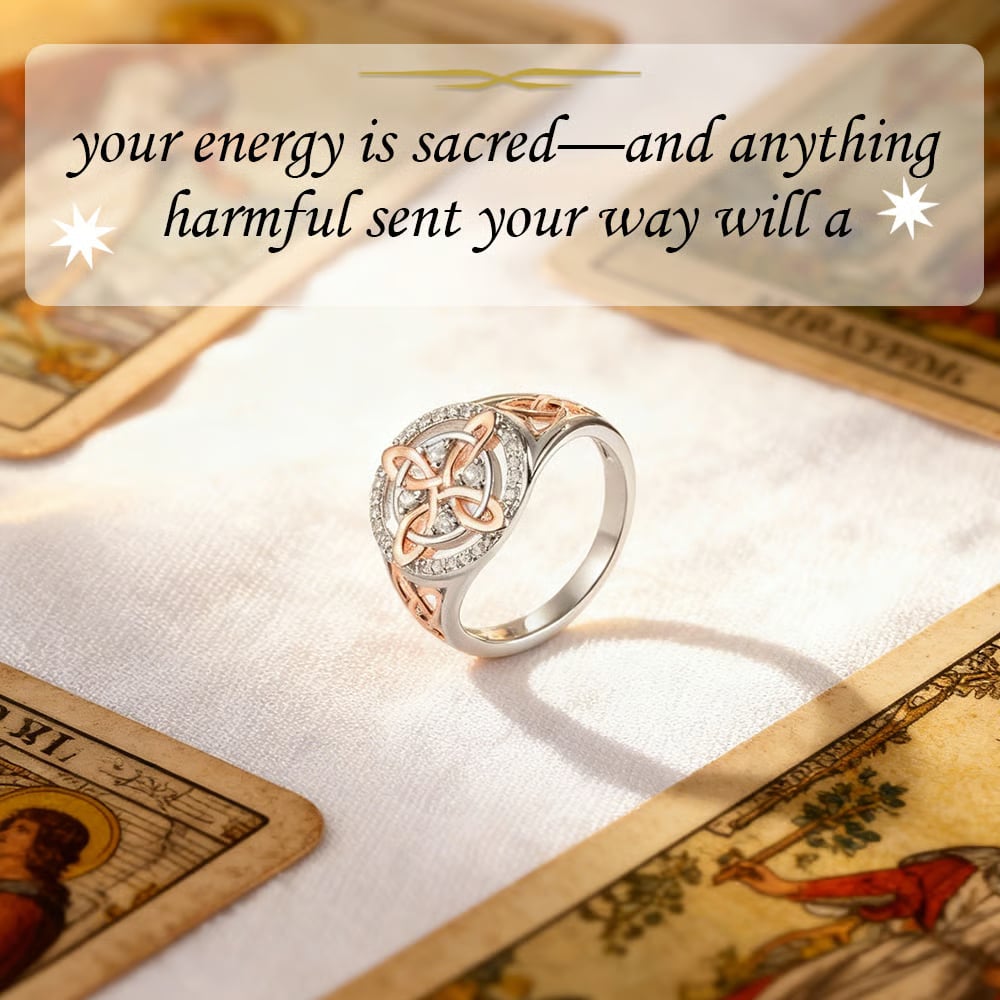 ✨💍Handmade Witch's Return-Knot Protection Ring💞Protect Your Loved Ones