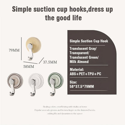 🔥Powerful suction cup hooks no punching（Great Sale⛄BUY 2 Get 5% OFF）