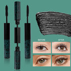 2-In-1 Waterproof Long Lasting Black Mascara