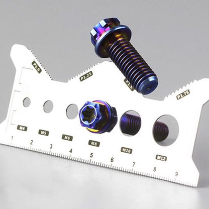 💥Stainless Steel Double-Sided Bolt Gauge Card