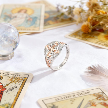 ✨💍Handmade Witch's Return-Knot Protection Ring💞Protect Your Loved Ones