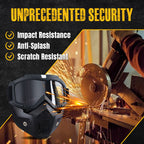 HD Anti-fog Detachable Full Face Goggles（Anti-Glare, Anti-Ultraviolet Radiation, Anti-Dust）