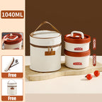 Microwaveable Stainless Steel Insulated Lunch Box
