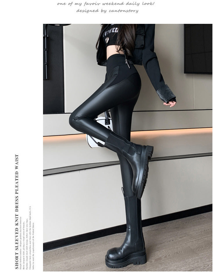 ✨Women’s Faux Lifting Leather Leggings (Great Sale⛄BUY 2 Get 5% OFF + FREE SHIPPING)