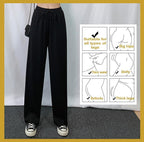 Ice Silk Wide Leg Pants Women