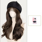 Versatile Beret Wig Set with Long Curly Hair（Great Sale⛄BUY 2 Get 10% OFF + Freeshipping）