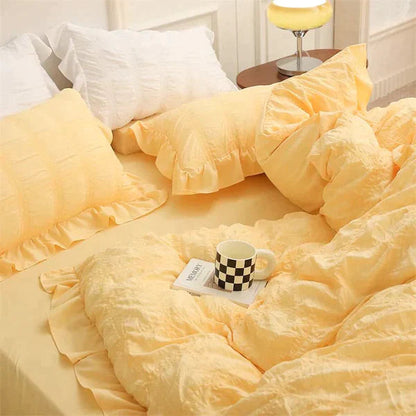 🔥Free Shipping🔥Skin Friendly Lace Blanket 4 Piece Set