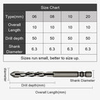 High hardness skewed head eccentric drill