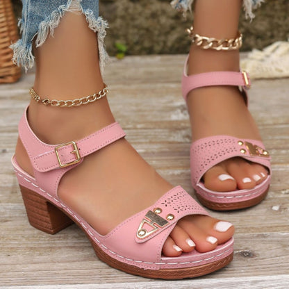 👡🥰 Women's Chunky Heel Sandals