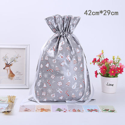 🎅Christmas Sales🎄Drawstring Christmas Gift Bags (Biodegradable)