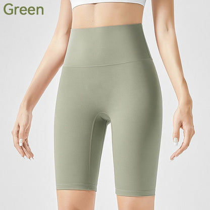 Schönes Geschenk für Sie! Nahtlose kurze Po-Lifting-Sportleggings für Damen mit hoher Taille