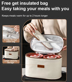 Microwaveable Stainless Steel Insulated Lunch Box