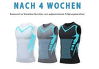 Ionic Shaping Vest – Cooling compression, smooths belly & love handles. Invisible under shirts. Feel confident again! 💪✨