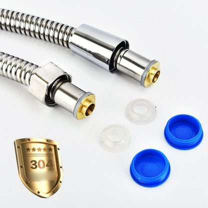 🔥Christmas Special 49% OFF🎅 304 Stainless Steel Electroplated Metal Explosion-proof Hose