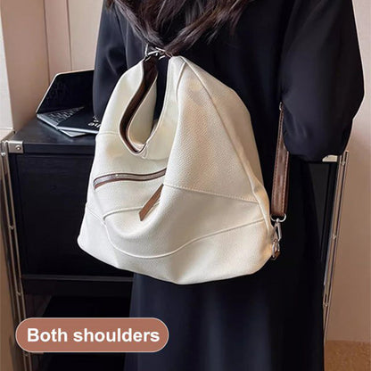 Large Capacity PU Leather Bucket Bag