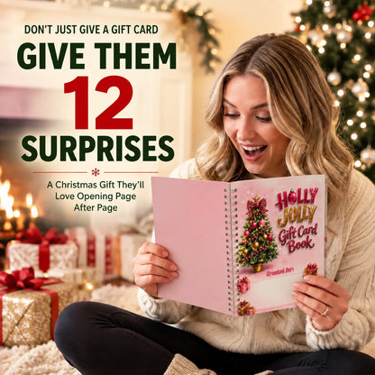 🎄🎁🎅DIY Spiral-Bound Christmas Gift Card Album with Surprise Pages👍
