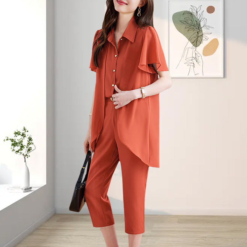 🔥Women's Chiffon Business Two-Piece for Summer