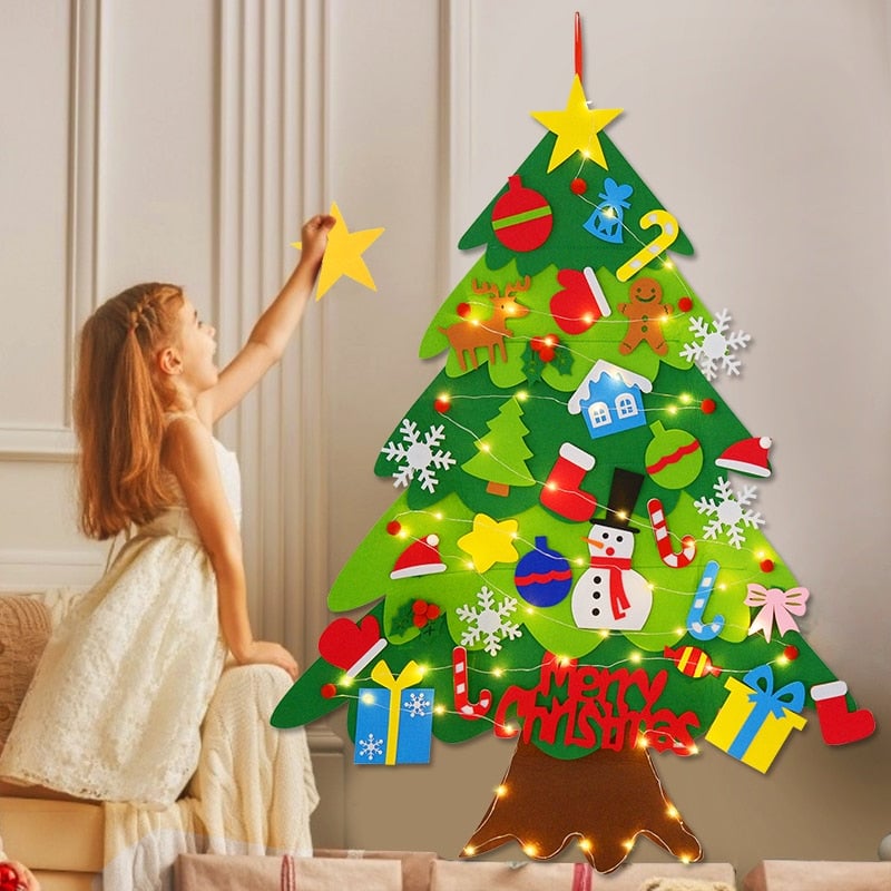 🎄🎅DIY Christmas Tree with Detachable Ornaments