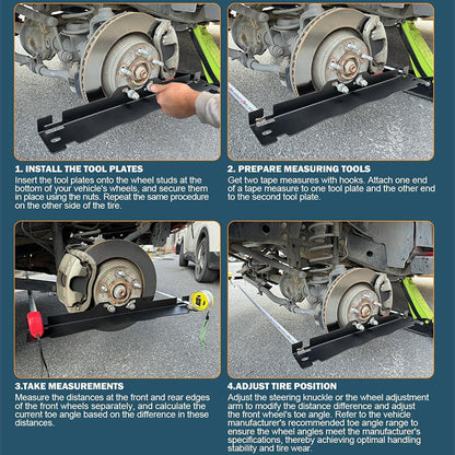 🔥2025 Hot Sale🔥Stainless Steel Wheel Alignment Tool Plate
